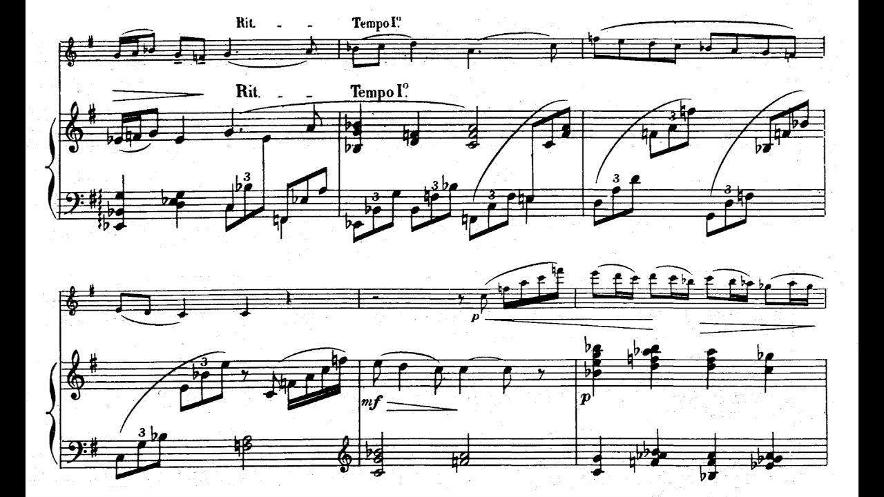 Philippe Gaubert - Madrigal (1908) [Score]