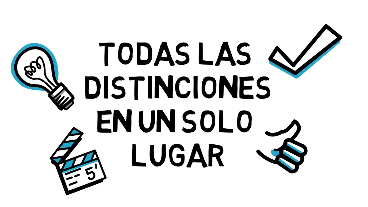 Distinciones en 5 minutos