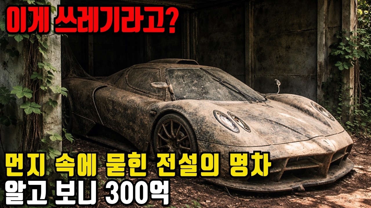 이게 쓰레기라고? 먼지 속에서 발견된 전설의 슈퍼카들… 알고 보니 300억