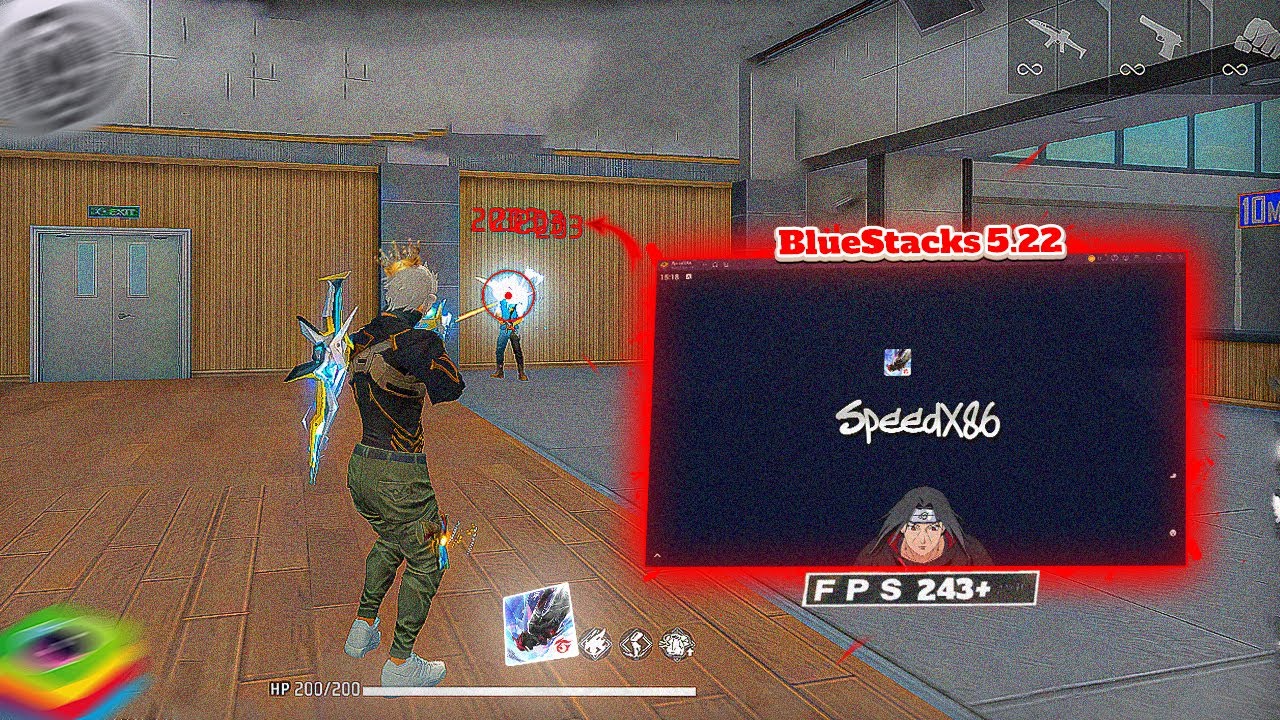 أخيراً عودة أخف محاكي BlueStacks 5.22 SpeedX86 للاجهزه الضعيفه !! 240FPS