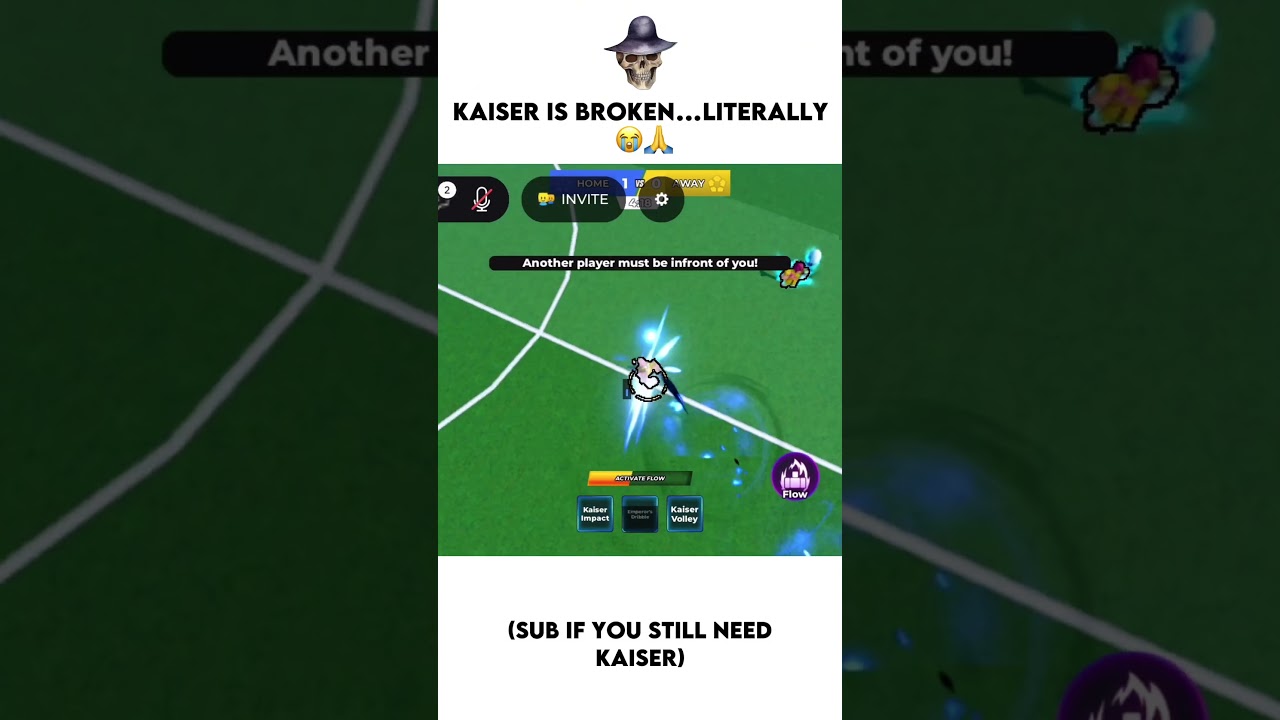 Kaiser is broken&hellip;LITERALLY😭🙏 || Blue Lock Rivals || #bluelock #bluelockrivals #kaiser #roblox