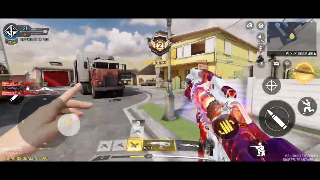 Call Of Duty Mobile: MP Match Frontline MVP with Darkwave - Percival and AK117 - Lava Remix #codm 