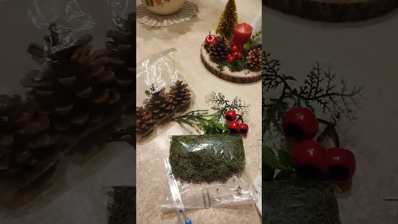 Centrotavola natalizio fai da te