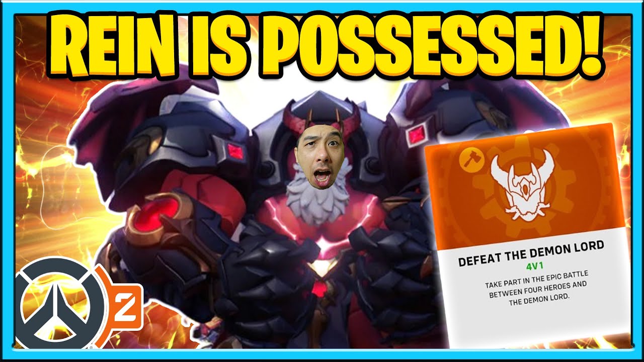 OverWatch 2 New Mode Demon Lord 1v4  Full Game (Grandmasters Tank POV)