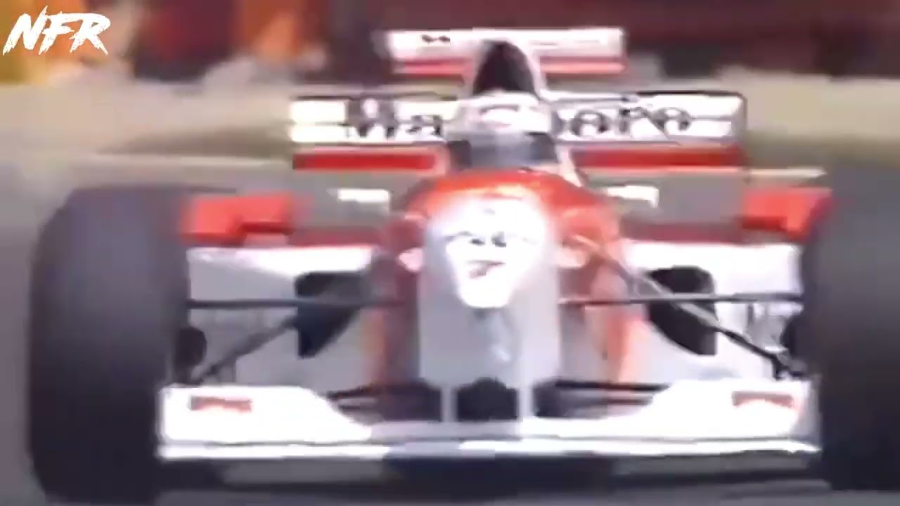 F1 Classic Sounds Nigel Mansell McLaren Mercedes V10 lap in qualifying San Marino 1995