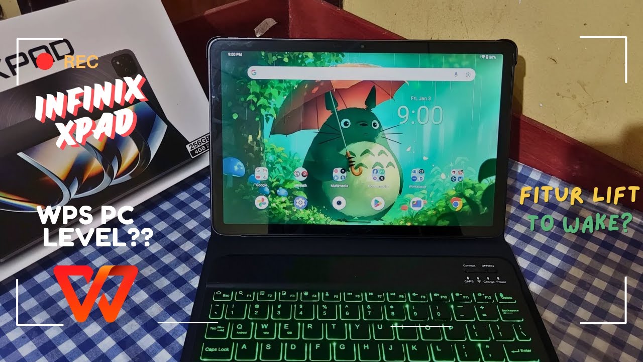 Mencoba Wps Pc Level dan Raise to Wake di Infinix Xpad