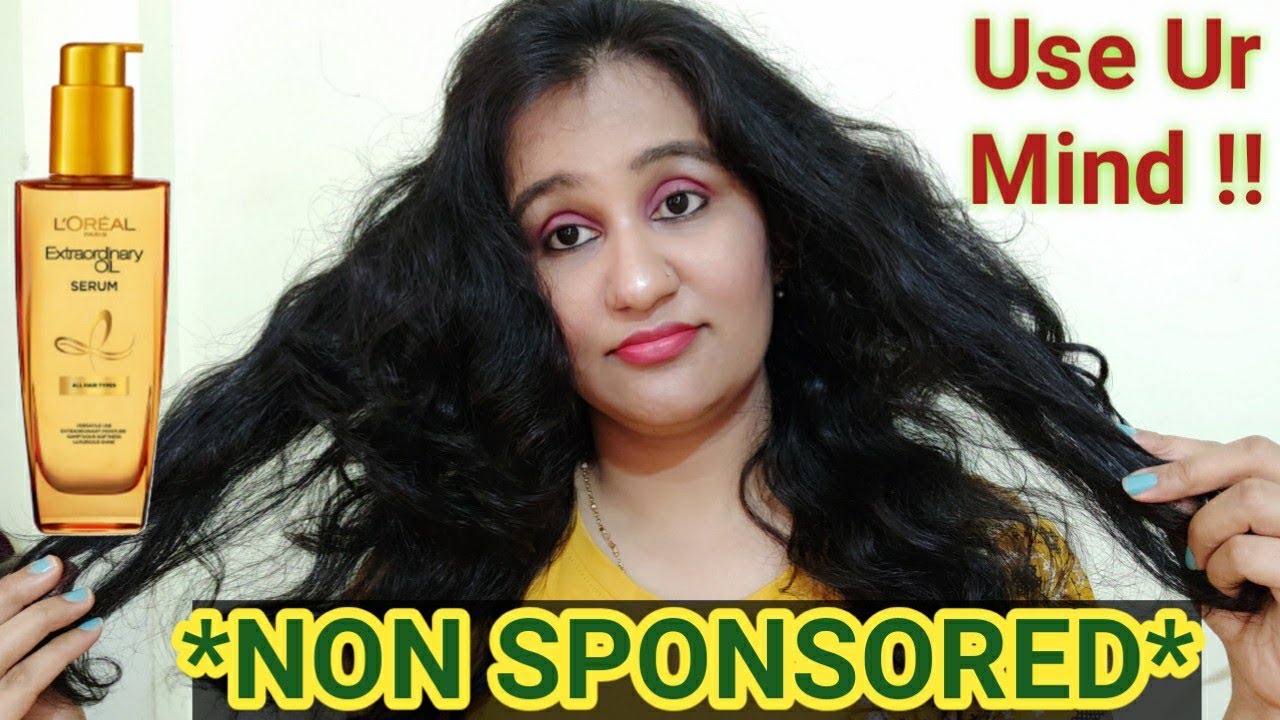 Loreal Extraordinary Hair Serum || Did It Really Work For Dry and Frizzy Hair ?
