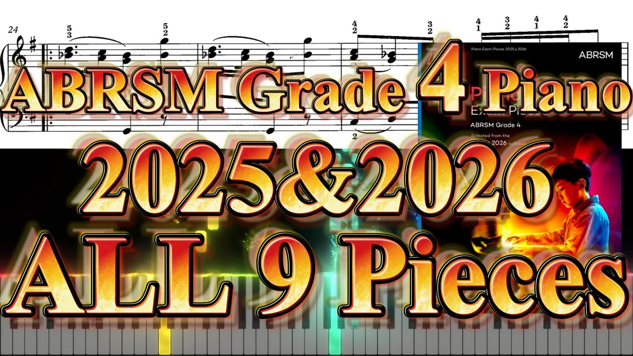 ABRSM Piano Grade 4 2025-2026 (Complete)