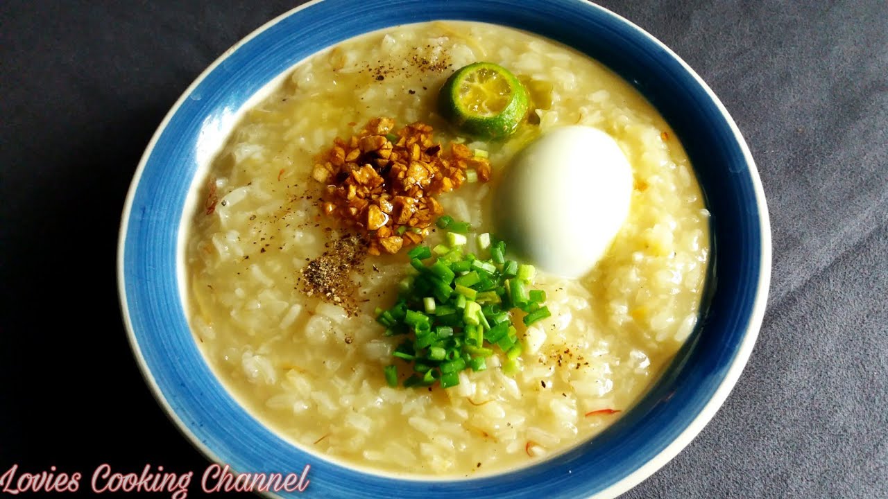 How to Cook Lugaw | Lugaw with Egg