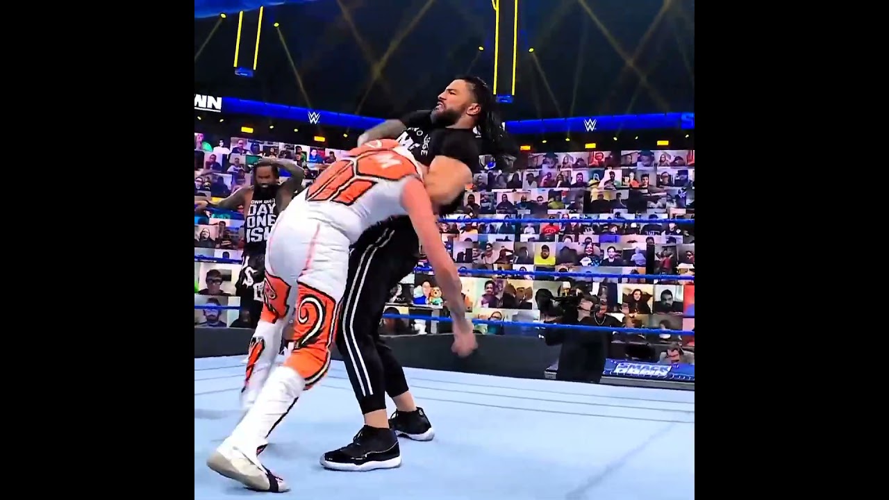 🗣: Roman Reigns Destroy The Mysterios #suvivorseries #wrestlepalooza #wwefan #wwe #edit