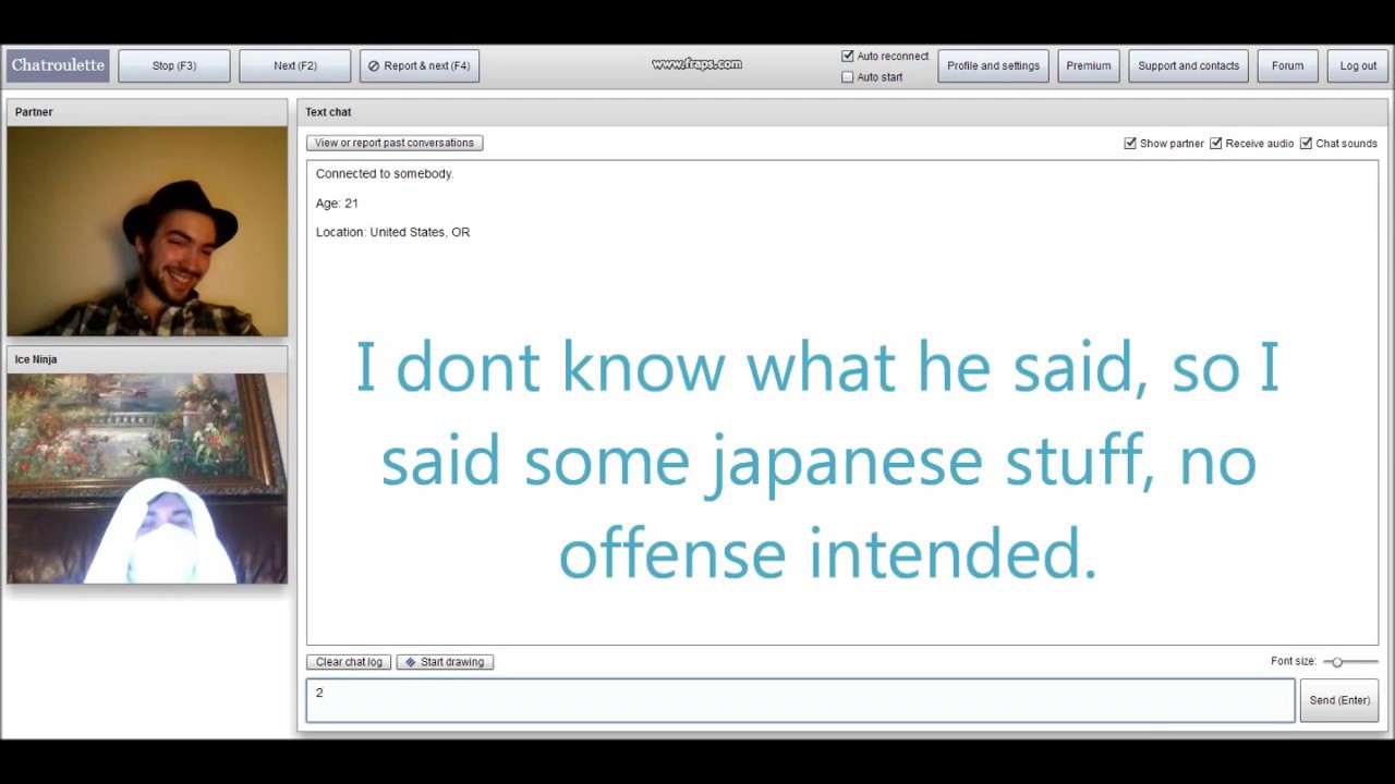 Ice Ninja on Chatroulette (2012)