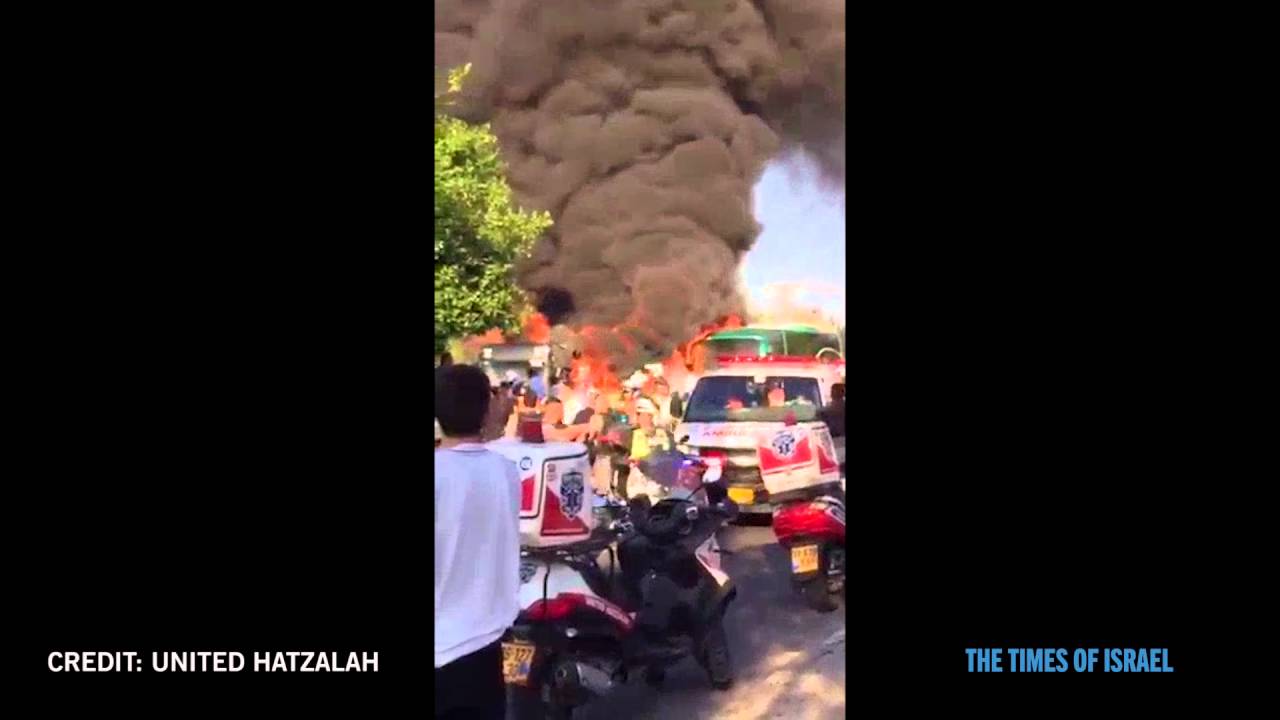 Bus explosion in Jerusalem
