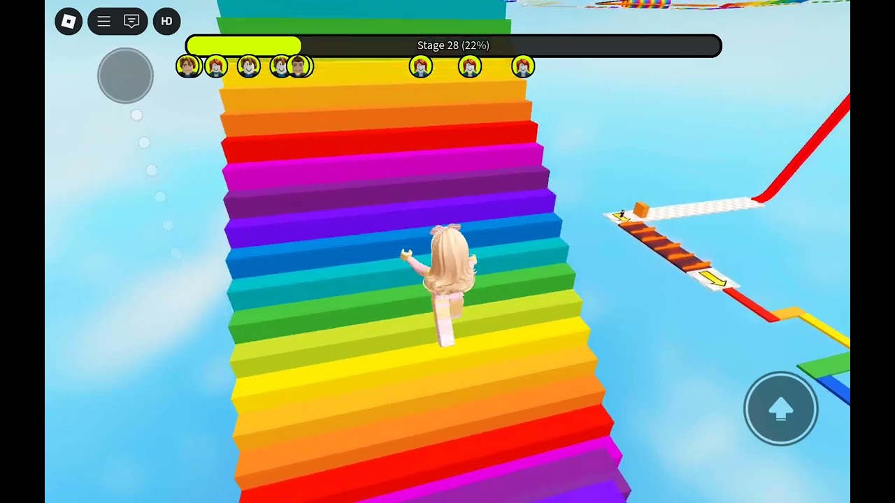 Spelar easy obby i roblox😘