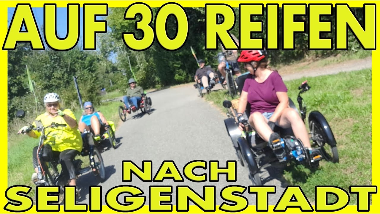 Auf 30 Dreiradreifen nach Seligenstadt [4K/UHD]