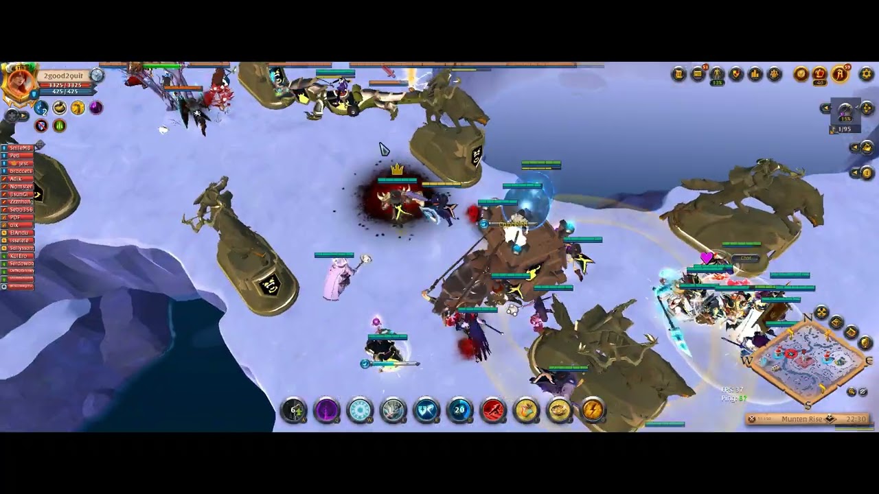 B O N K  vs BOHEM |||| BEDROCK POV albion online