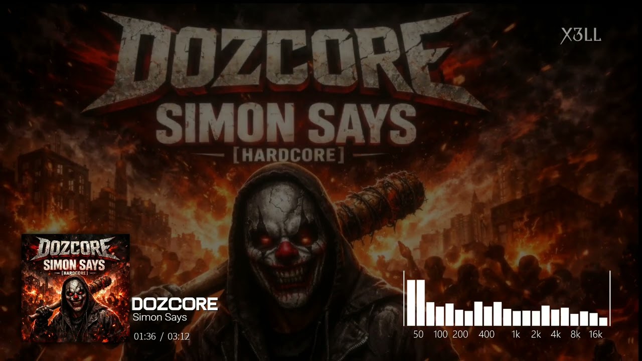 DOZCORE — Simon Says  [ HARDCORE ] [ Visualization by X3ll ]