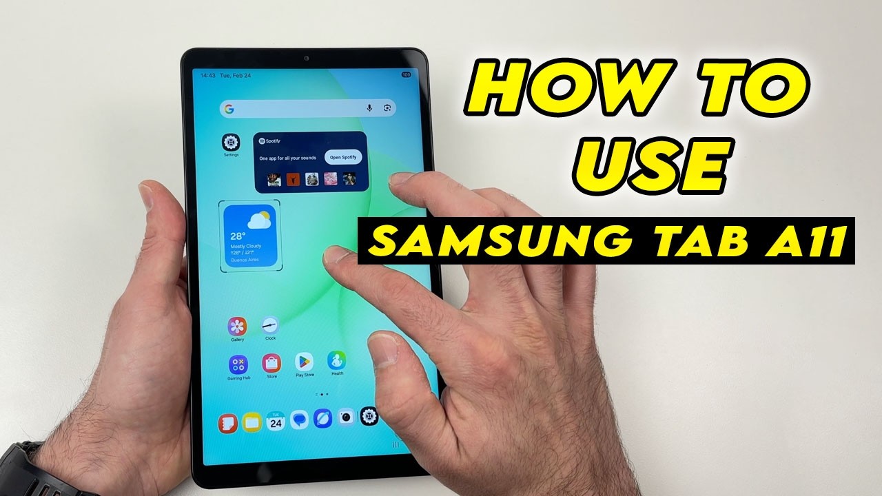 Как пользоваться планшетом Samsung Tab A11: пошаговая инструкция