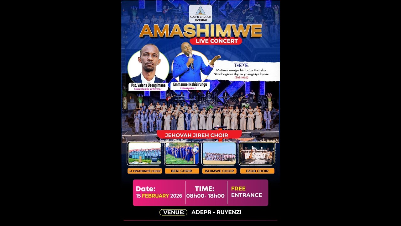 Jehovah Jireh Choir: Tubahaye ikaze mu iteraniro rya kabiri kuri ADEPR Ruyenzi-Kamonyi