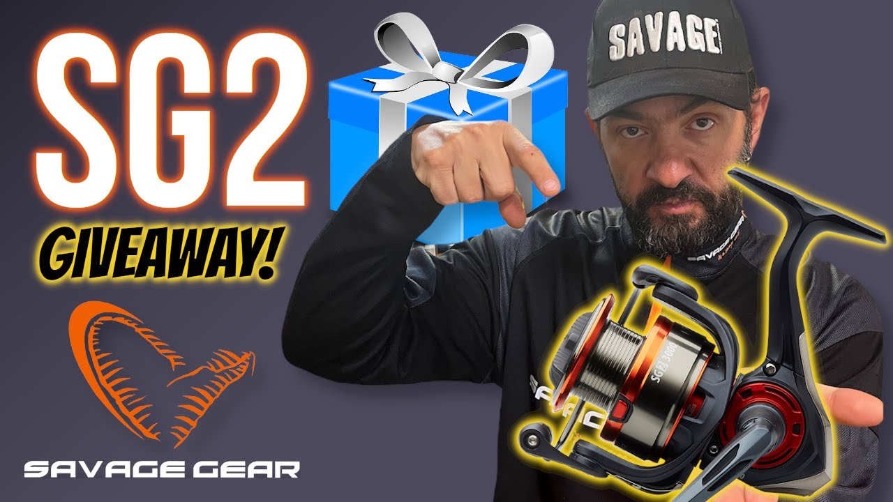 ПОДАРЯВАМЕ риболовна МАКАРА! РЕВЮ и GIVEAWAY на Savage Gear Sg2 Reel Review