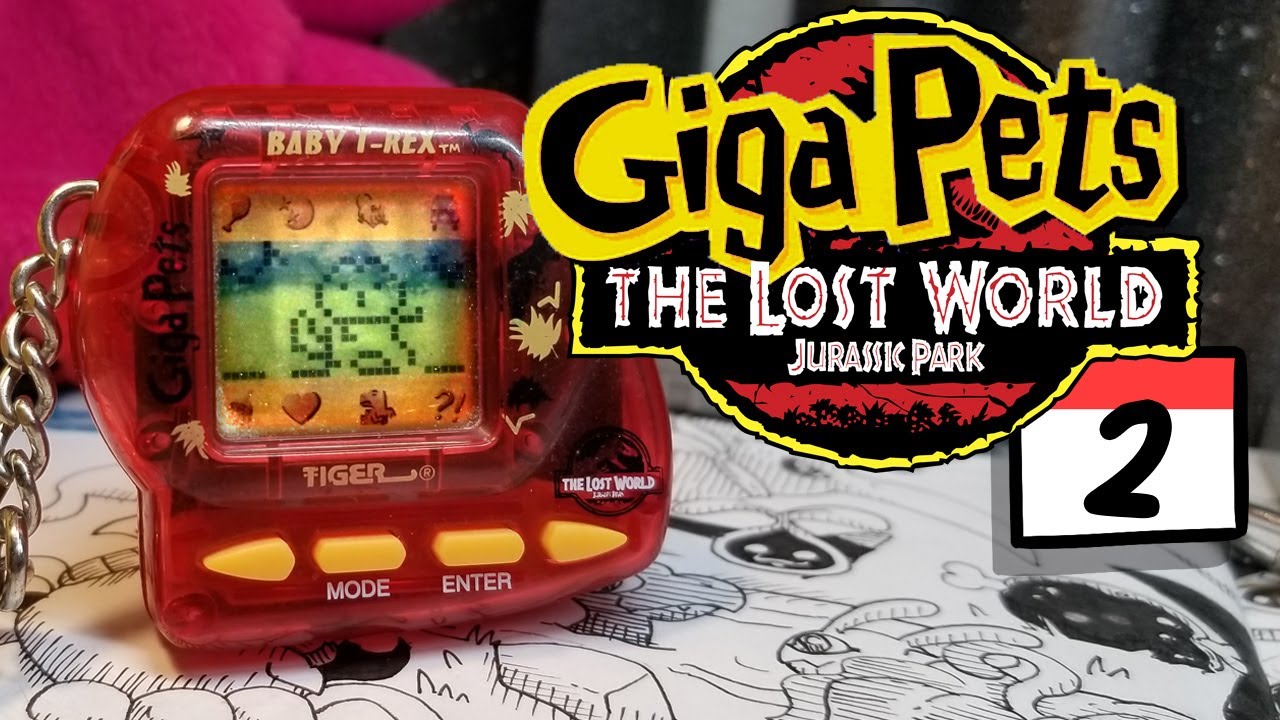 Jurassic Park demanded long poop animations (GigaPets Baby T-Rex, Day 2)
