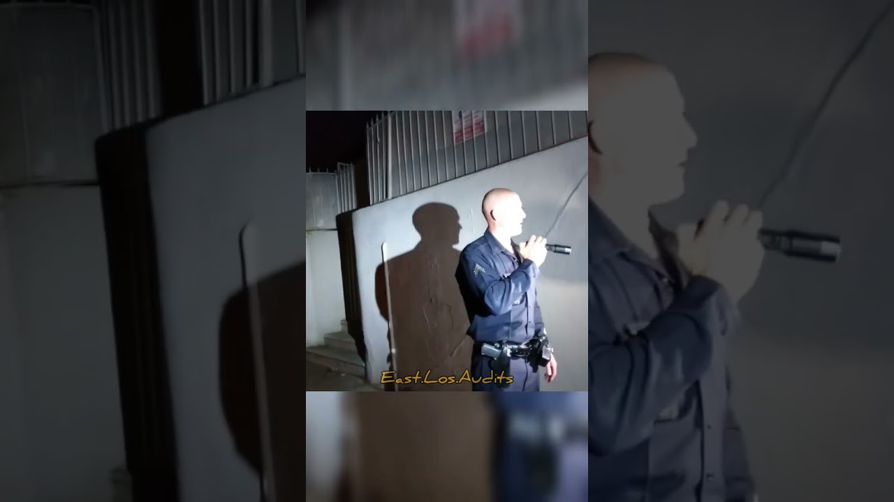 Officers don't like lights or cameras 