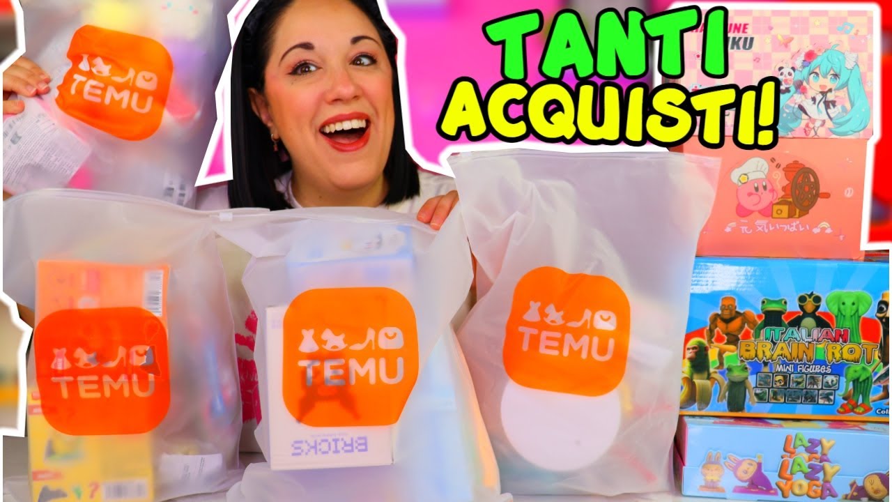 Apro ACQUISTI da TEMU! Tante blind box! iolanda sweets