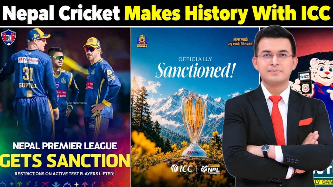 HISTORIC NEWS!😱ICC Approves Nepal Premier League as Nepal Cricket Celebrates a Major Breakthrough