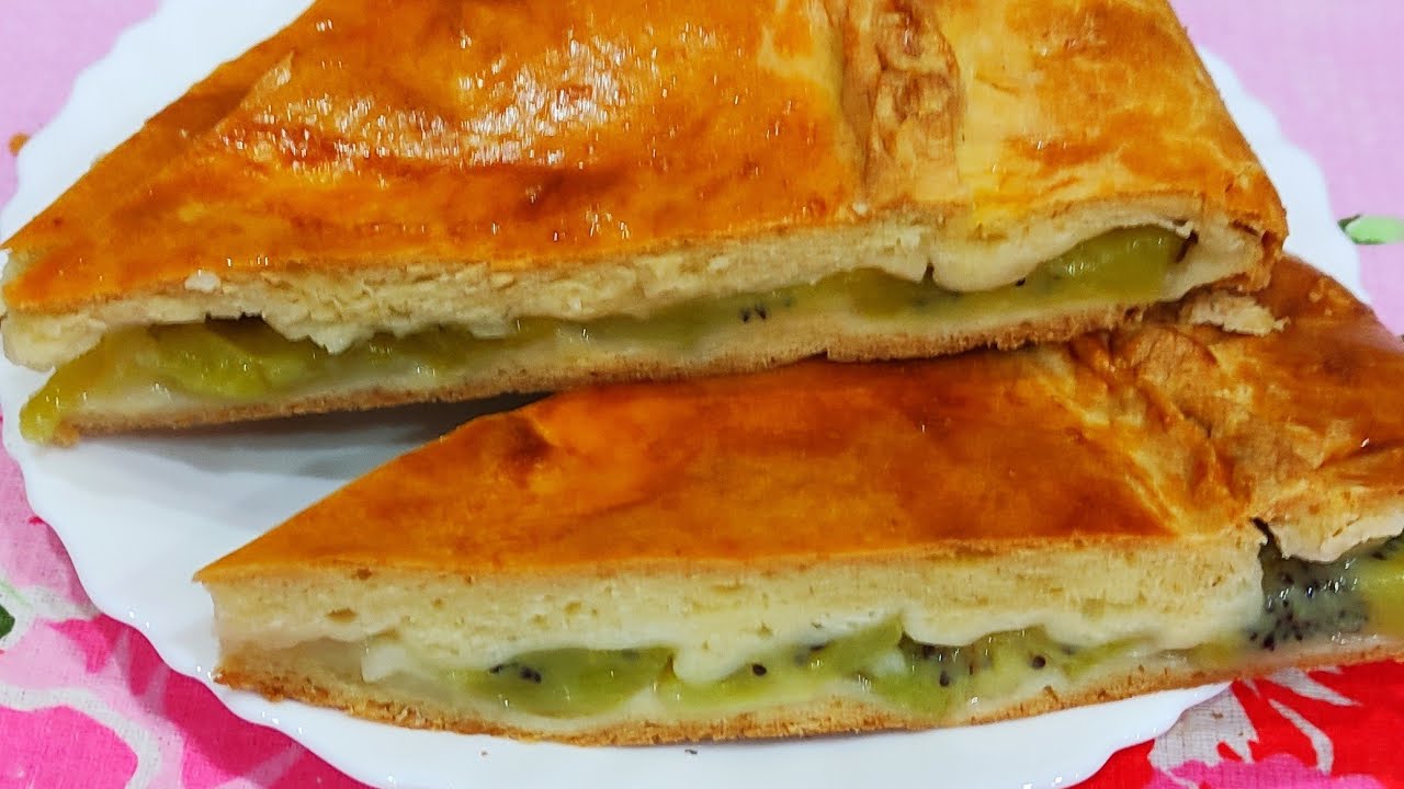 Экзотический пирог с киви. Фантастический вкус.