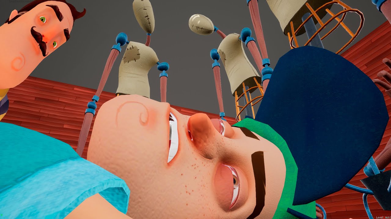 ШОУ ПРИВЕТ СОСЕД!МАНЕКЕН СБЕЖАЛ ОТ СОСЕДА!ИГРА HELLO NEIGHBOR 2 MOD KIT ПРОХОЖДЕНИЕ!ПРИКОЛЫ!ЮМОР!FUN