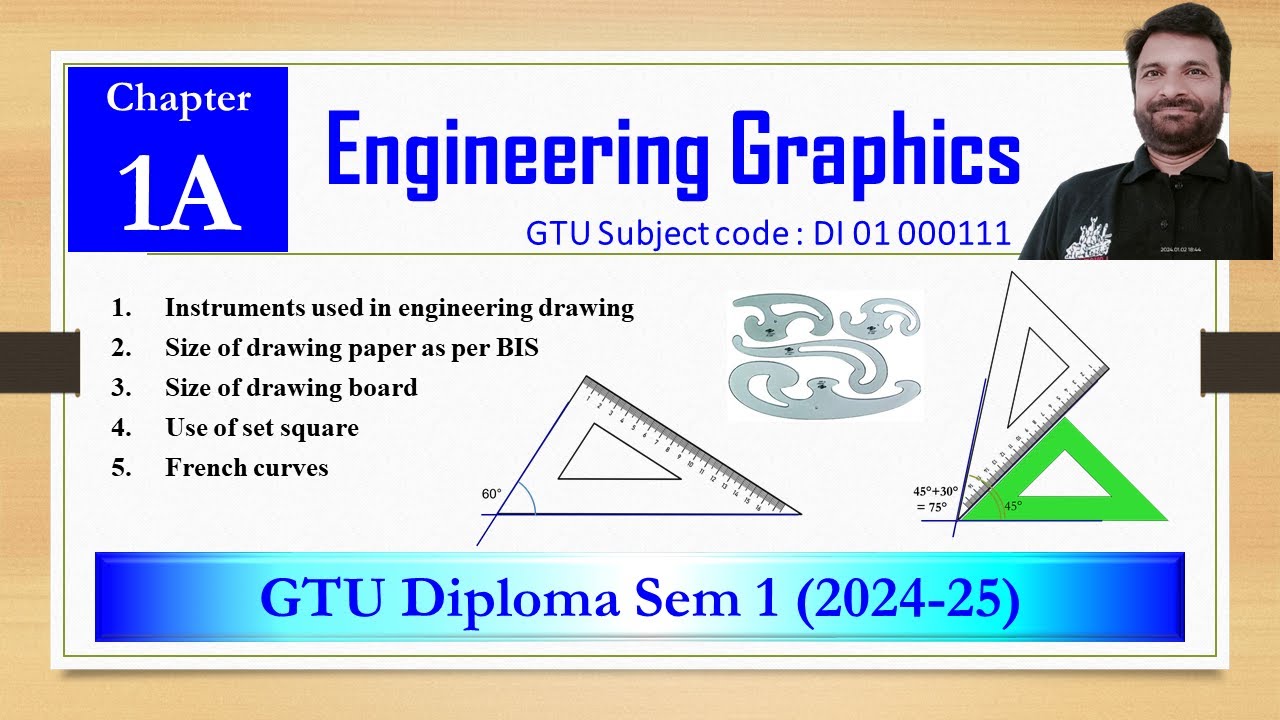 Engineering Graphics | Diploma | Ch 1A Drawing Instruments