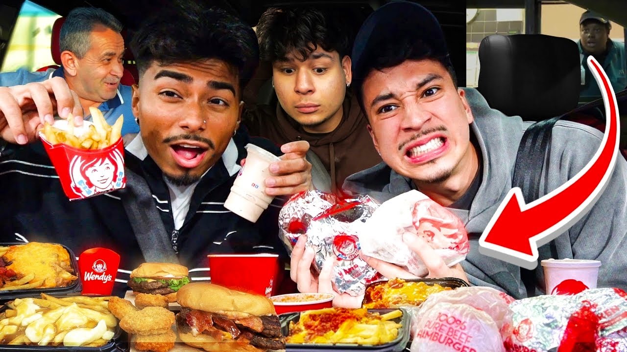 LETTING THE PERSON INFRONT OF US DECIDE WHAT WE EAT FOR 24 HOURS!!! Vlogmas DAY 30