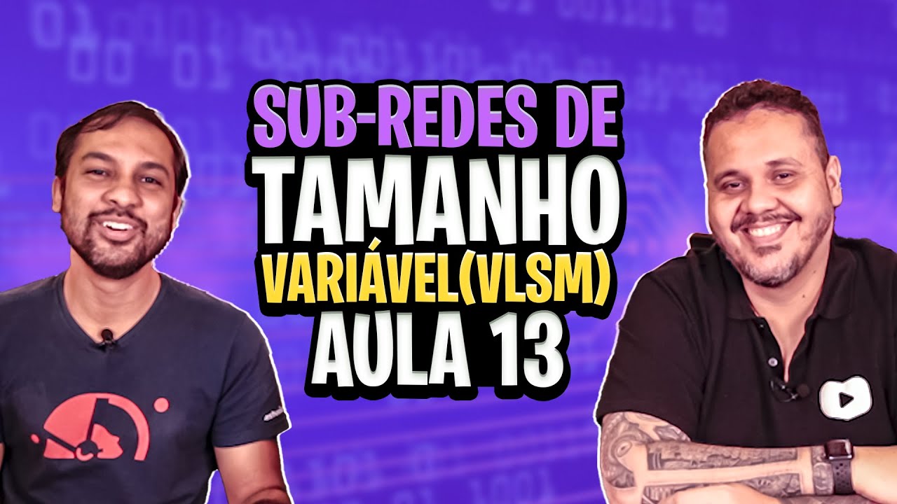 Sub-redes de tamanho vari&aacute;vel (VLSM) - Aula 13