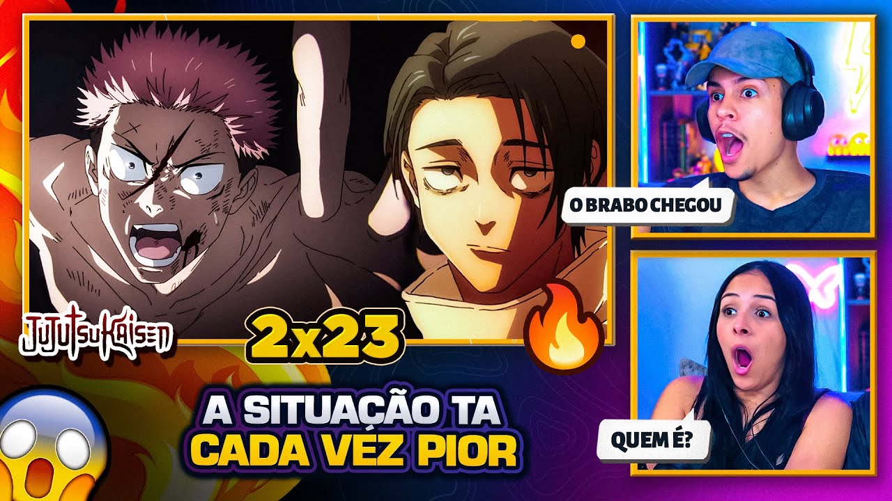 Jujutsu Kaisen 2ªT - EP 23 | [Casal Jounin React] 🔥