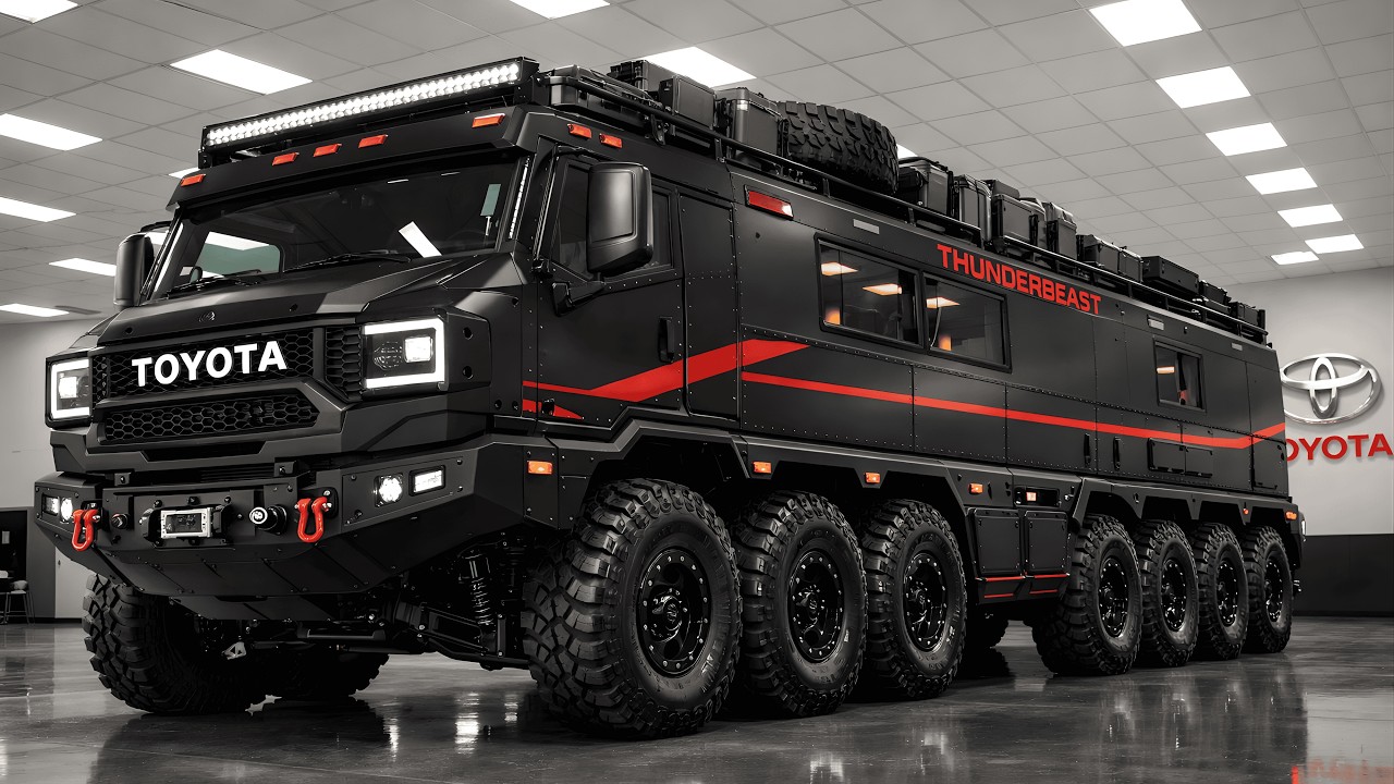 This Toyota 16x16 Motorhome Is a Rolling Command Center — Wait Until You See the Interior!