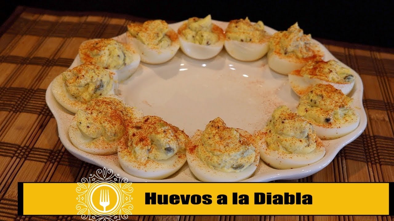 Huevos a la Diabla / Huevos Endiablados - Botana