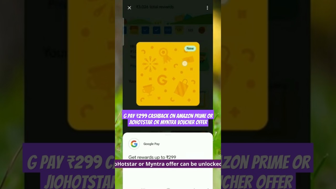 G Pay ₹299 Cashback on Amazon Prime or JioHotstar or Myntra Voucher Offer #2025 #shorts #Googlepay