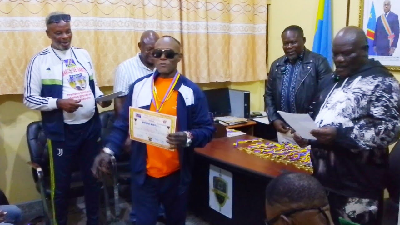 REMISE YA BA BREVET NABA MÉDAILLE EPAYI  YABA CATCHEURS NA BUREAU YA FÉDÉRATION YA CATCH 