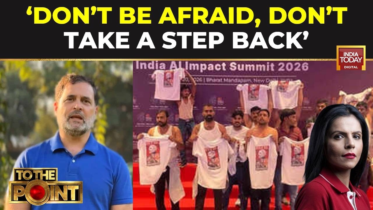 Rahul Gandhi Backs Youth Congress Over Shirtless Protest Arrests At AI Summit | BJP vs Congress