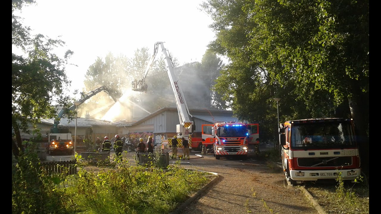 Fire in former daycare center Minttu Helsinki 2023