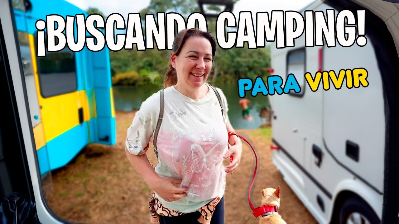 Éste CAMPING para VIVIR en nuestra CASA RODANTE es el único que encontramos con GIMNASIO ¿Precio?