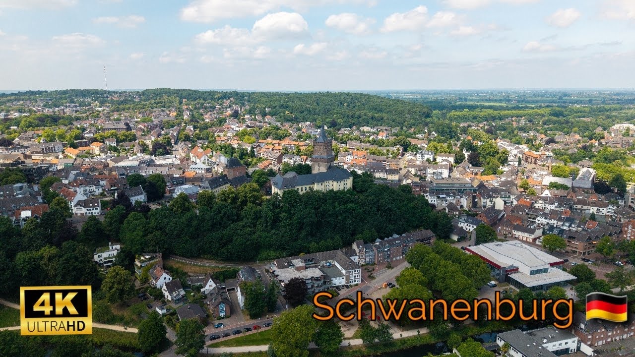 SCHWANENBURG KLEVE 🇩🇪 by DRONE - 4K [Ultra HD]