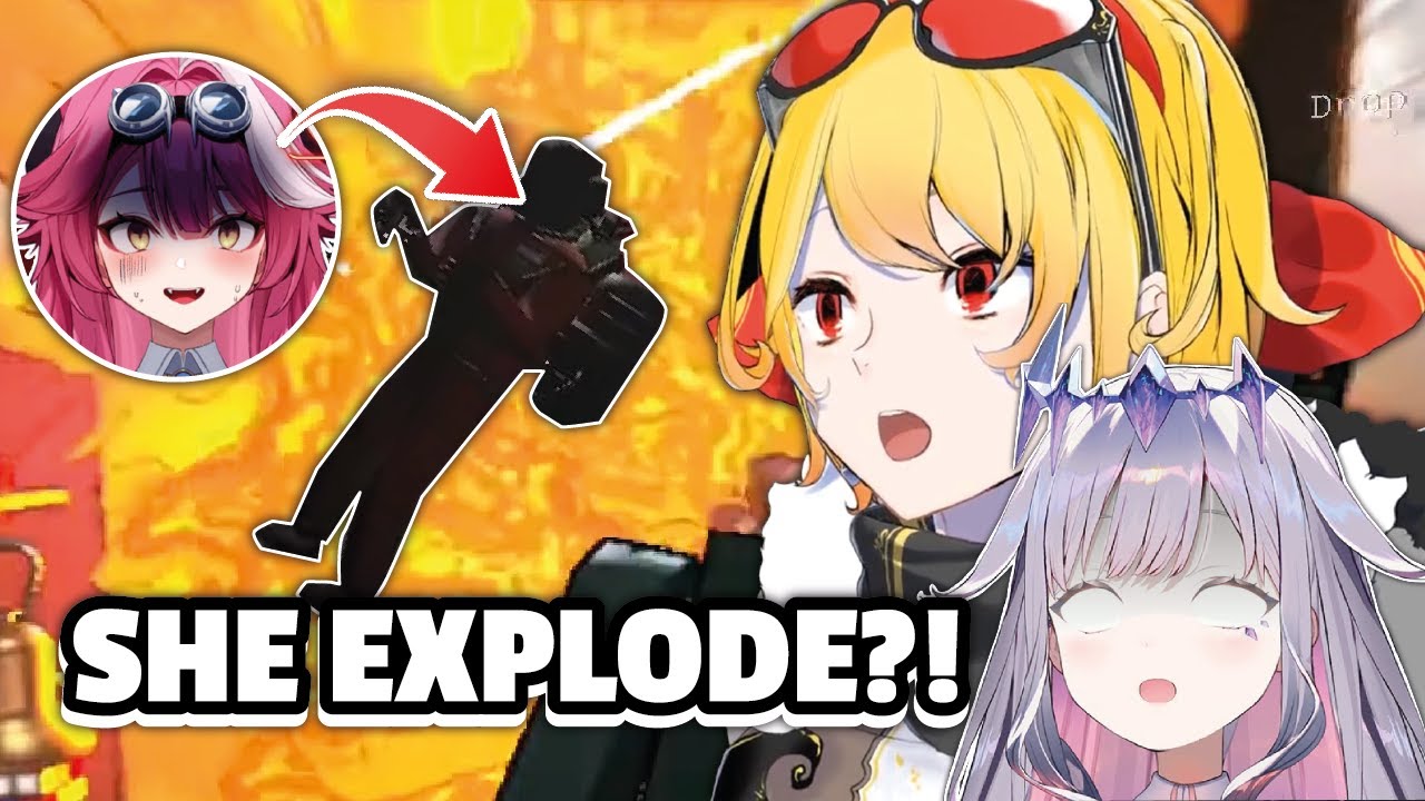 Raora explode with her JETPACK in front of Biboo and Kaela !