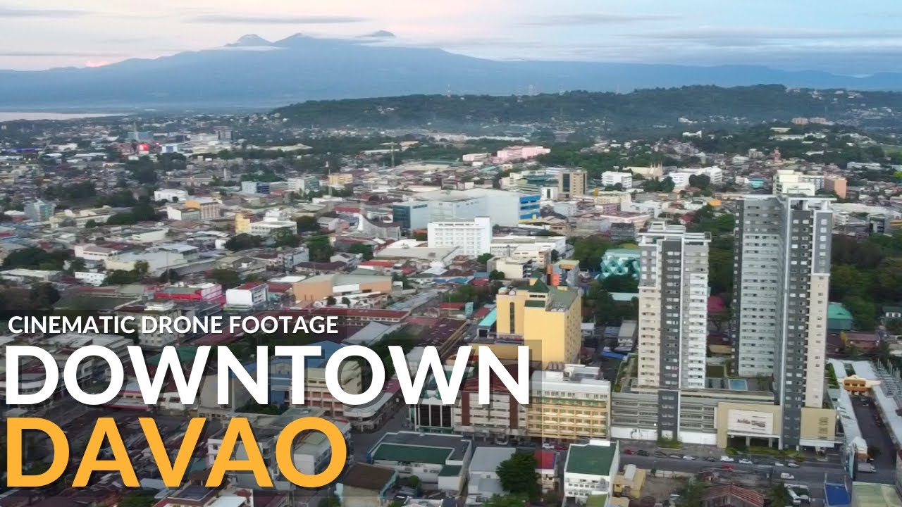 DOWNTOWN DAVAO SKYLINE Cinematic Drone Footage | DAVAO CITY PHILIPPINES