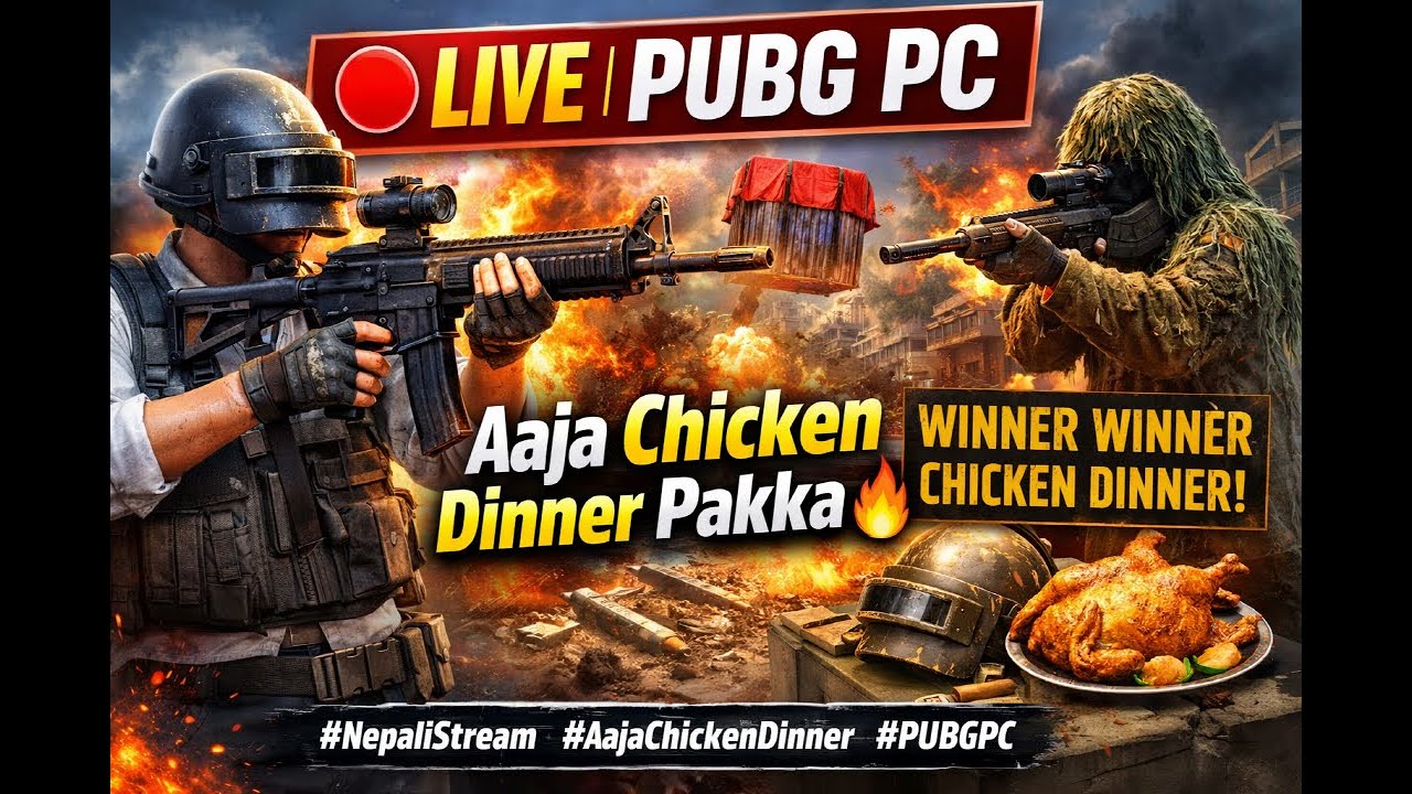 PUBG PC LIVE | Nepali Stream 🇳🇵#PUBGPC #PUBG #NepaliGaming #NepaliLive#YouTubeLive #LiveGaming