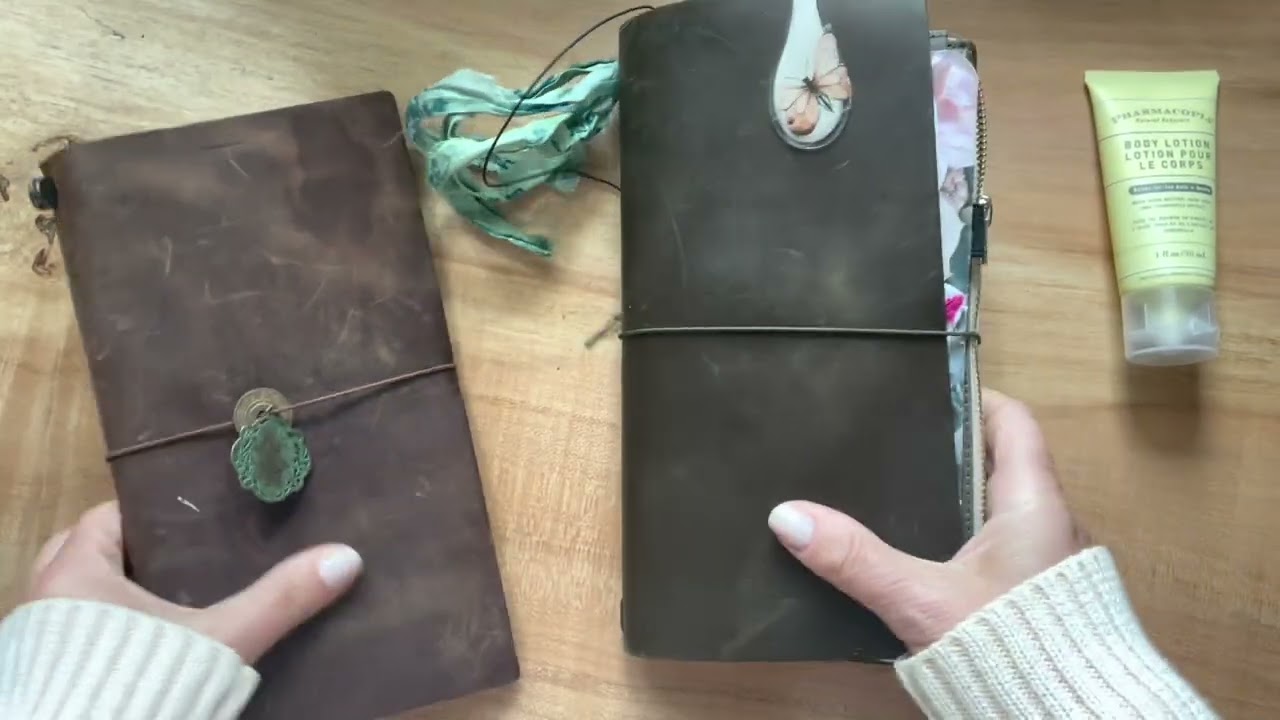 UPDATE on my Olive Travelers Notebook and it's NOT Fuzzy lol ! Condition your TN's