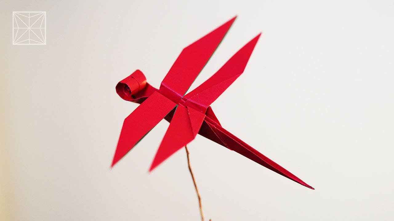Origami Dragonfly Easy Tutorial | How to Make a Paper Dragonfly