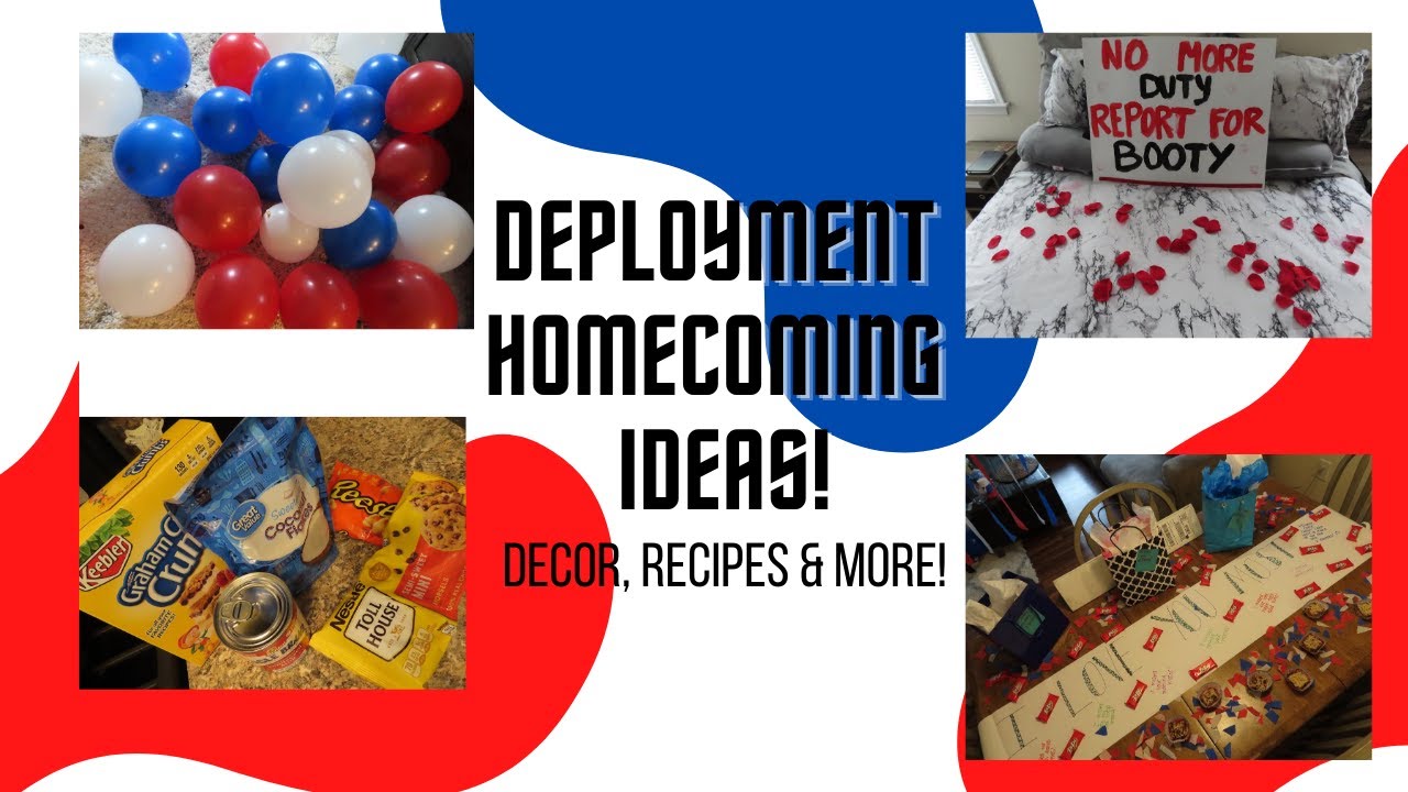 DEPLOYMENT HOMECOMING IDEAS!// MILITARY HOMECOMING PREP!