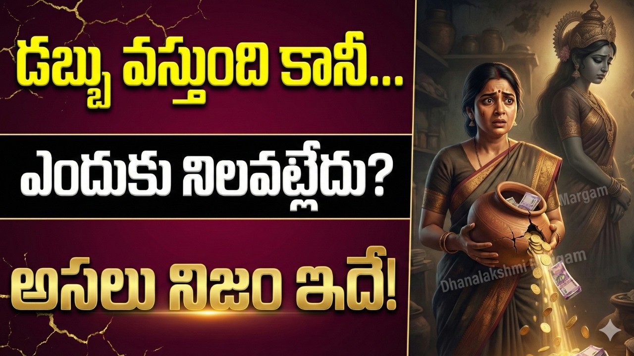 లక్ష్మీదేవి ఎందుకు ఏడుస్తోంది? || Why Goddess Lakshmi is Sad at Home