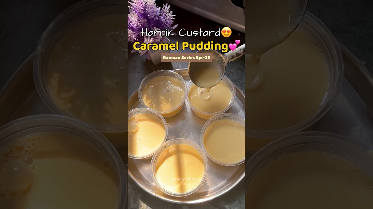 Harnik Caramel Custard Pudding | Caramel Custard Pudding | Caramel Pudding Recipe | Viral Pudding