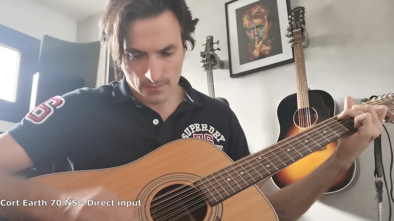 Test Demo Cort Earth 70e 12 NS 12 cordes Strings